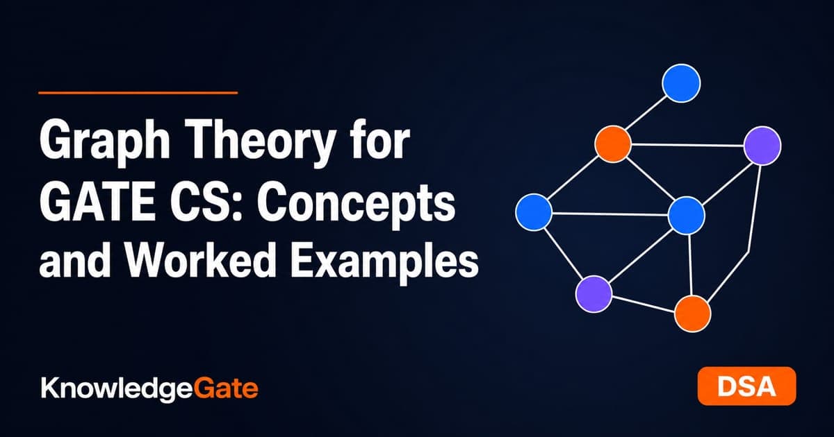 Graph Theory for GATE CS: Concepts and Worked Examples - Knowledge Gate AI