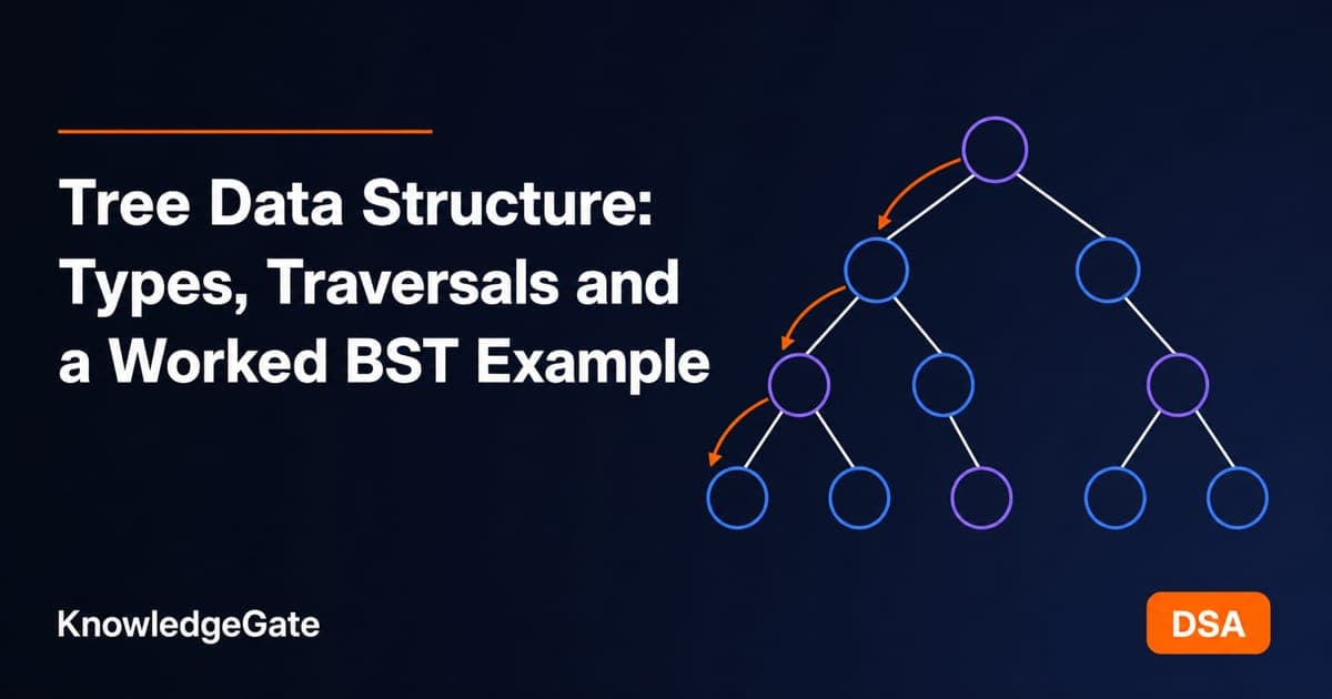 Tree Data Structure: Types, Traversals, BST Example - Knowledge Gate AI