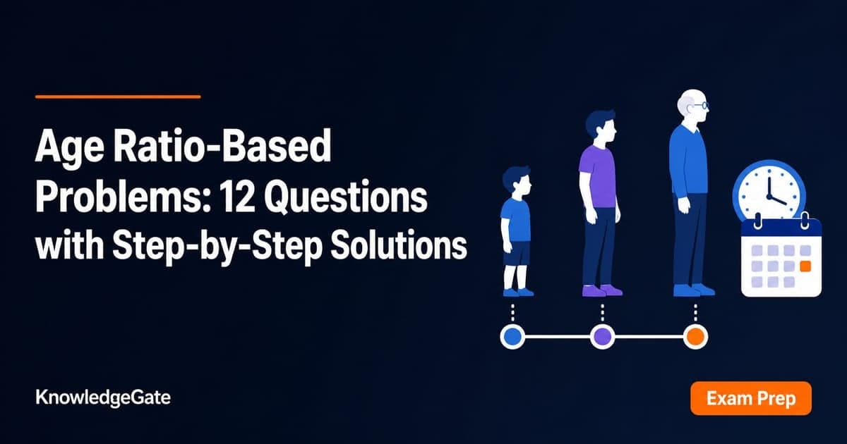 Age Ratio-Based Problems - Knowledge Gate AI
