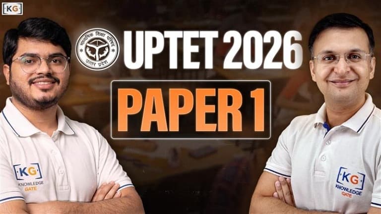 UPTET Paper 1 2026