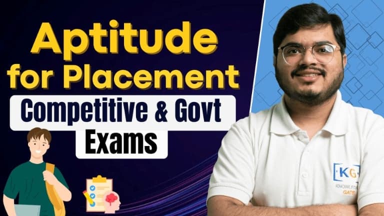 Aptitude for Placement, Competitive & Govt Exams