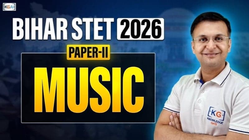 Bihar STET 2026 Paper II Music