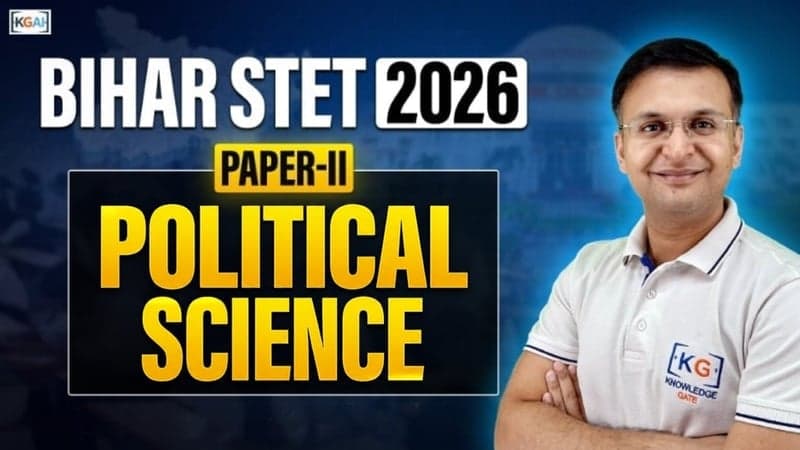 Bihar STET 2026 Paper II Political Science
