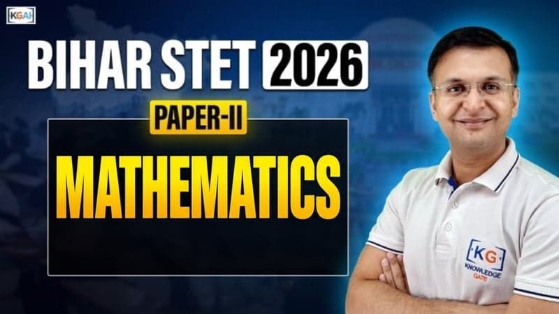 Bihar STET 2026 Paper II Mathematics