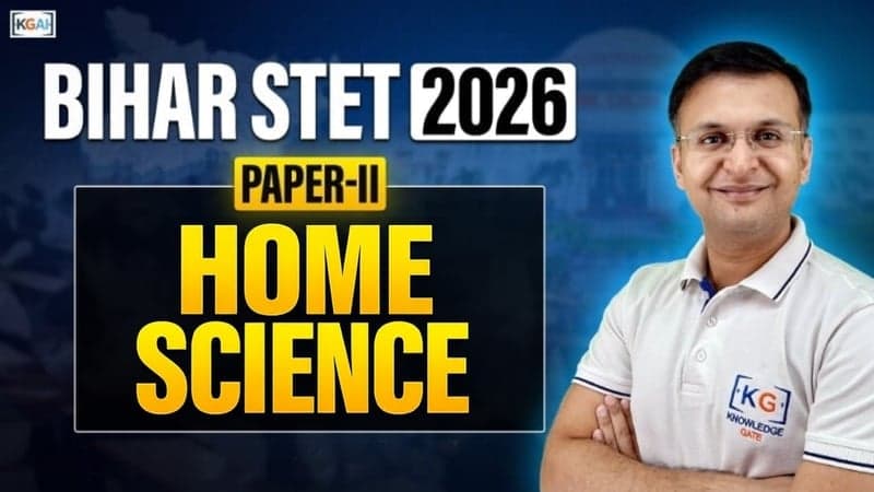 Bihar STET 2026 Paper II Home Science
