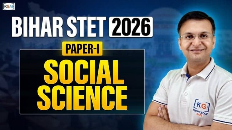 Bihar STET 2026 Paper I Social Science