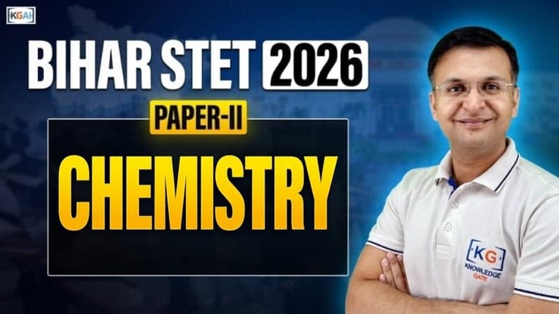 Bihar STET 2026 Paper II Chemistry