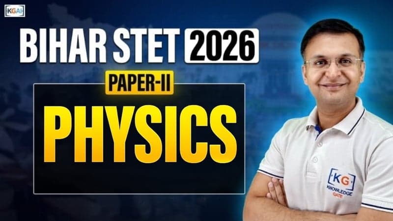 Bihar STET 2026 Paper II Physics