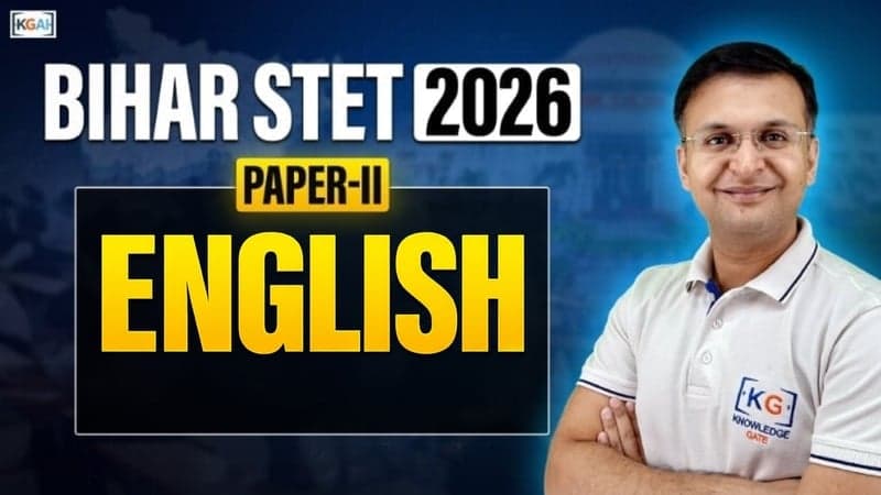Bihar STET 2026 Paper II English