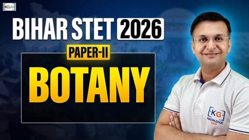 Bihar STET 2026 Paper II Botany