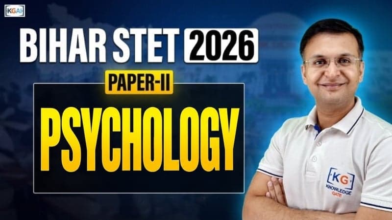 Bihar STET 2026 Paper II Psychology