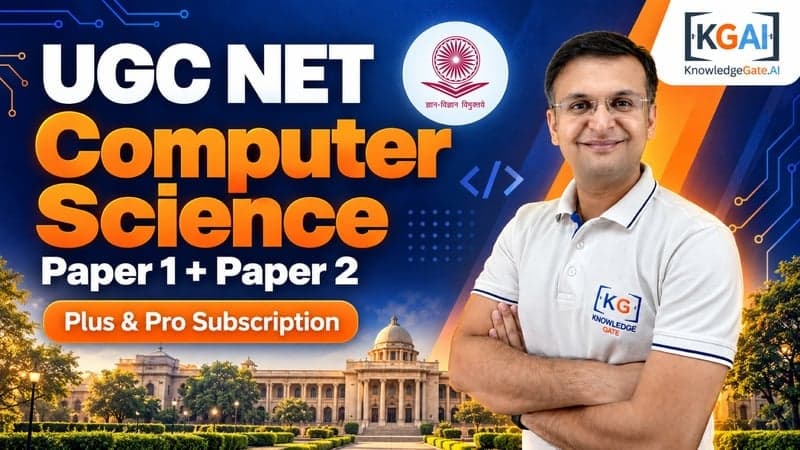 UGC NET Computer Science (Paper 1 + Paper 2) course cover