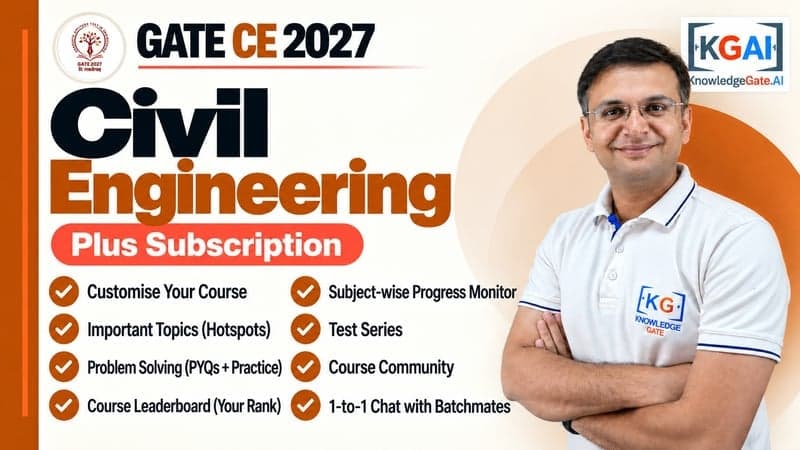 GATE 2027 Civil Engineering (CE) Complete Course course cover