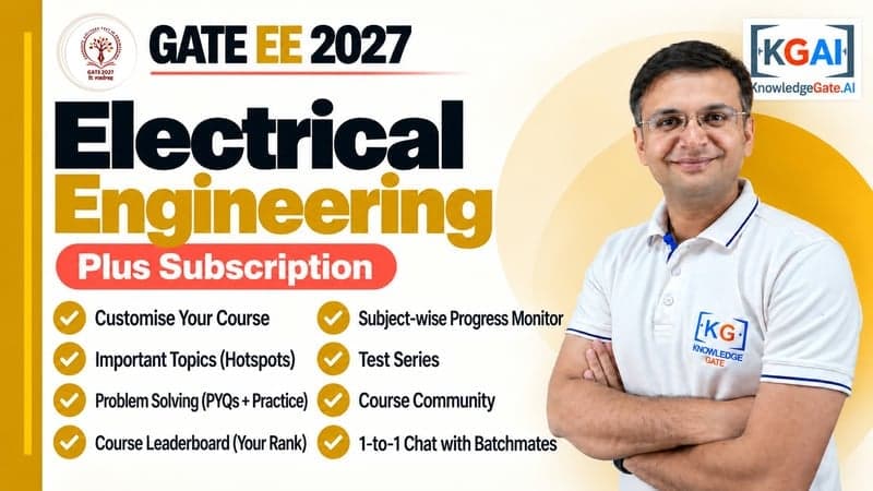 GATE 2027 Electrical Engineering (EE) Complete Course course cover