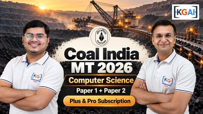 Coal India Management Trainee (CS) 2026 – Paper 1 + Paper 2 course cover