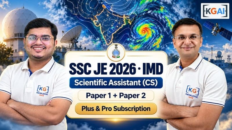 SSC JE 2026 – IMD Scientific Assistant – Computer Science (Paper 1 + Paper 2) course cover