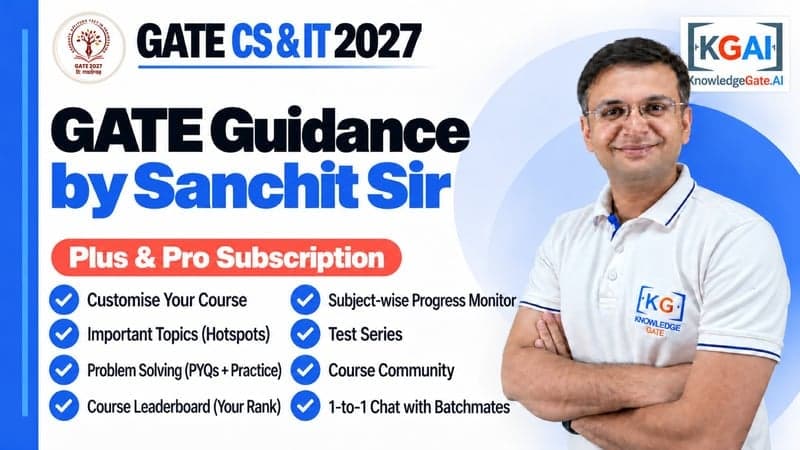 GATE Guidance by Sanchit Sir course cover