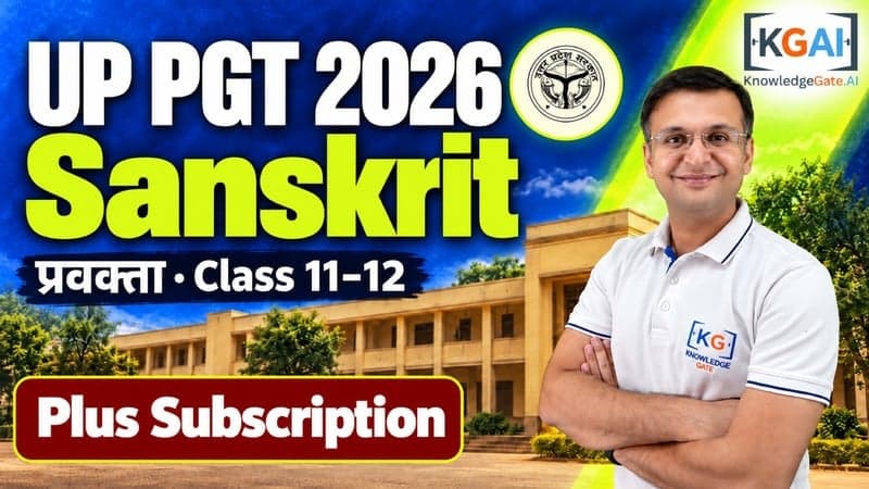 UP PGT Sanskrit 2026 (प्रवक्ता) course cover