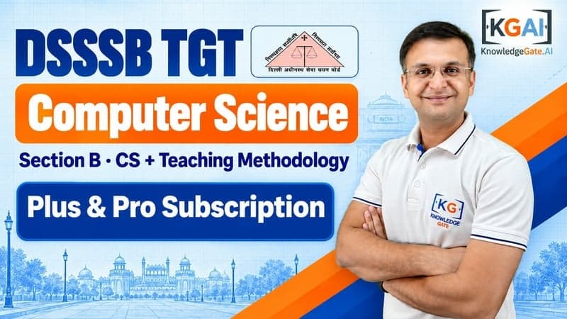 DSSSB TGT Computer Science 2026 Section B course cover
