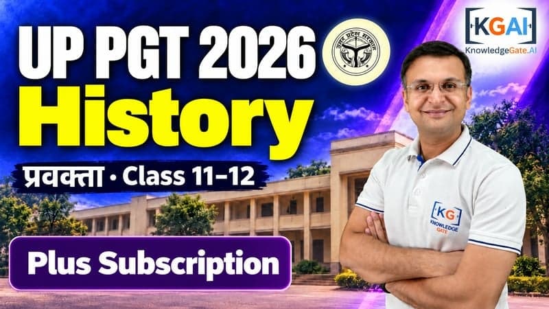 UP PGT History 2026 (प्रवक्ता) course cover