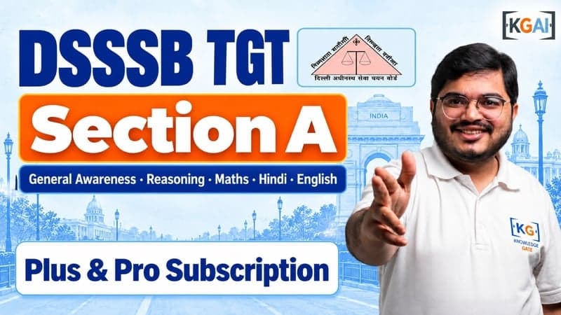 DSSSB 2026 Section A course cover