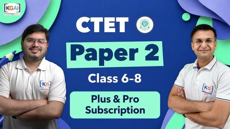 CTET Paper 2 2026 — उच्च प्राथमिक शिक्षक (कक्षा 6–8) course cover