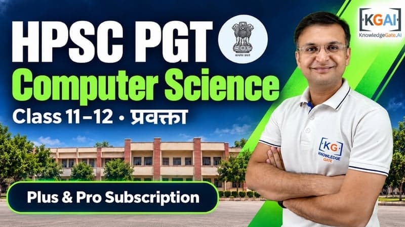 HPSC PGT Computer Science (कक्षा 11–12) course cover