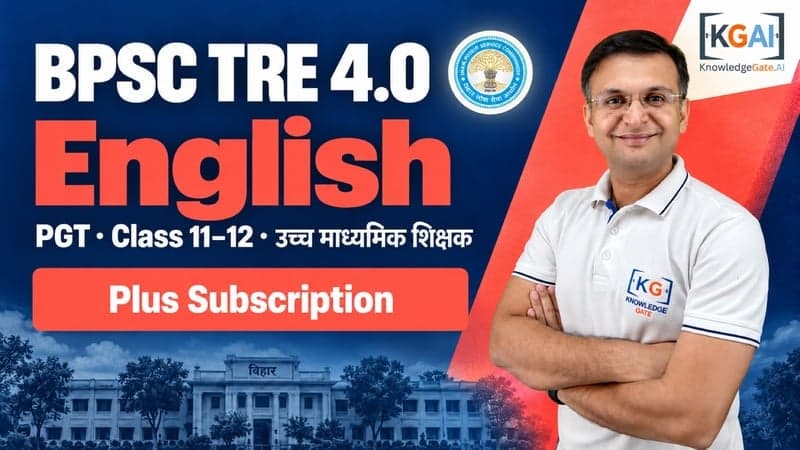 BPSC TRE 4.0 PGT English (कक्षा 11–12) course cover