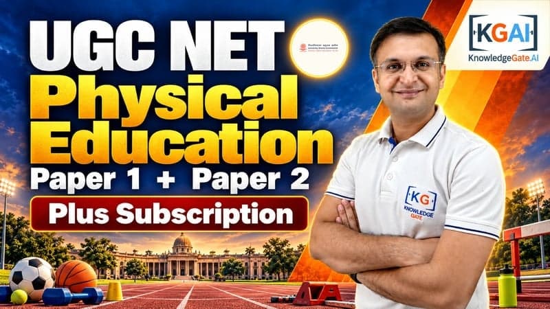 UGC NET Physical Education (Paper 1 + Paper 2) course cover