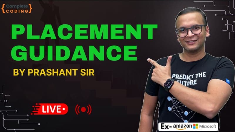 Placement Guidance by Prashant sir
